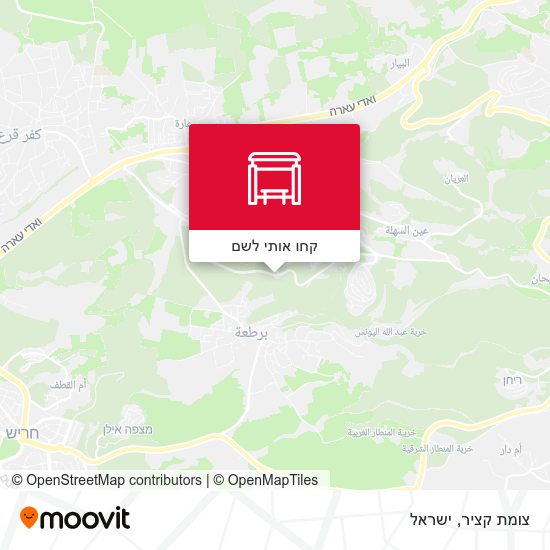 מפת צומת קציר