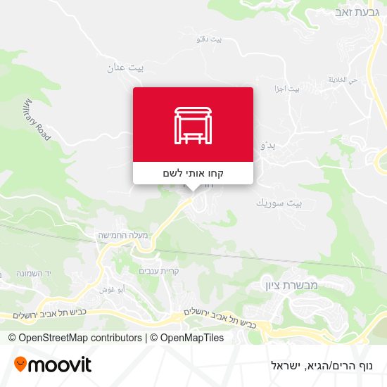 מפת נוף הרים/הגיא
