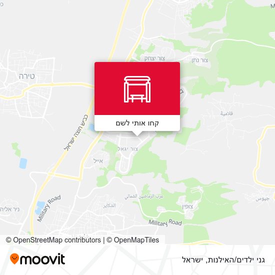 מפת גני ילדים/האילנות