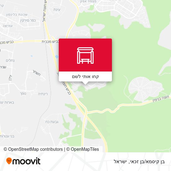 מפת בן קיסמא/בן זכאי