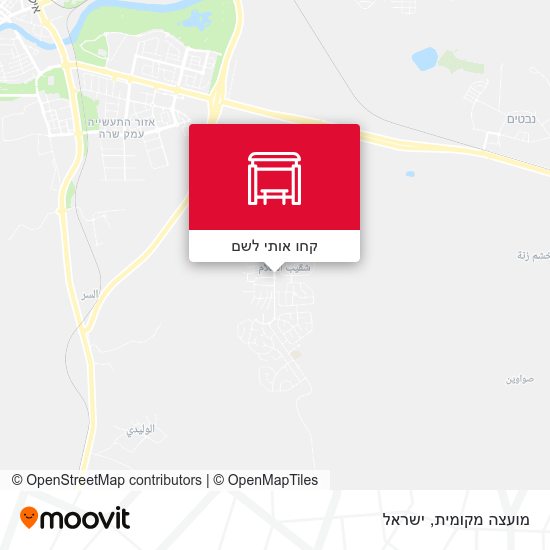 מפת מועצה מקומית
