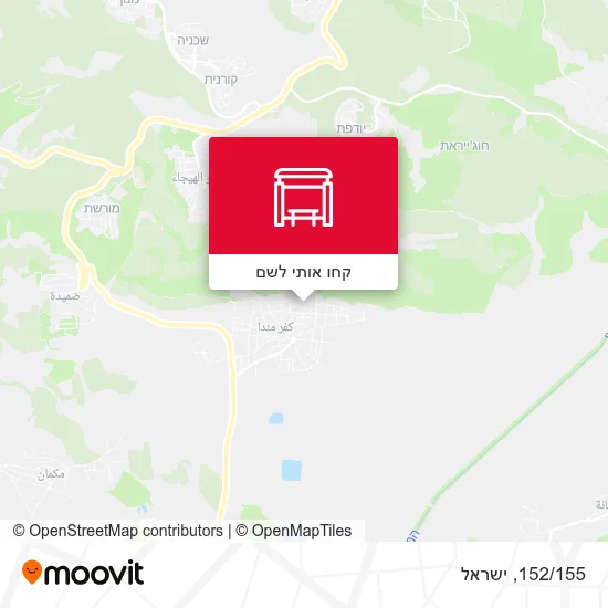 מפת 152/155