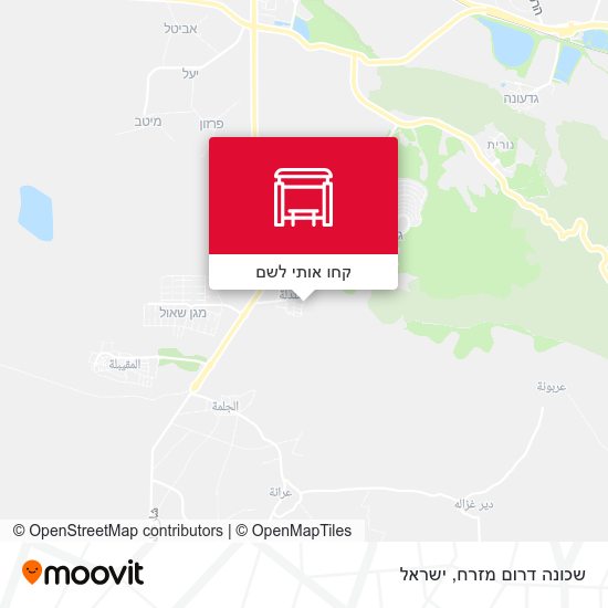 מפת שכונה דרום מזרח
