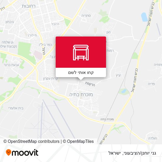 מפת גני יוחנן/הציבעוני