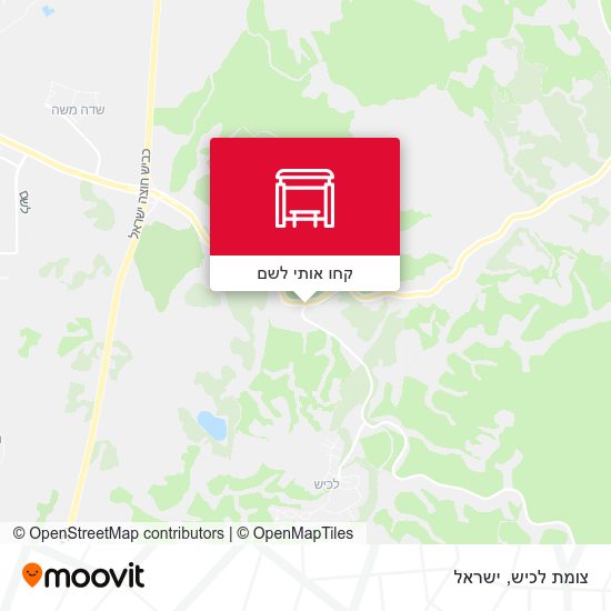מפת צומת לכיש