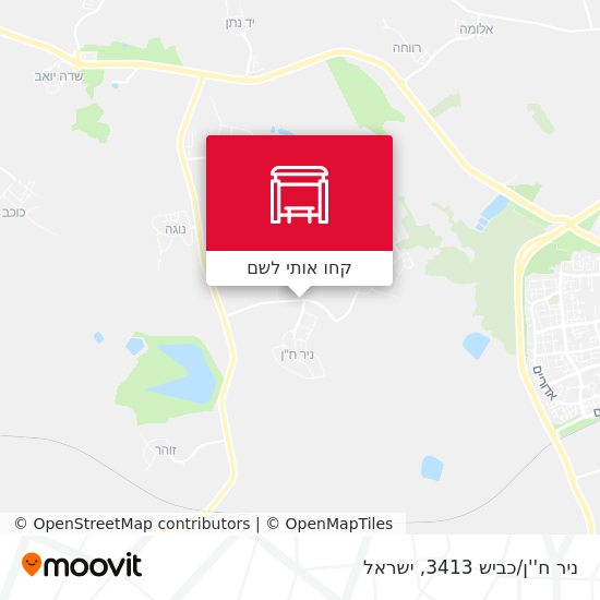 מפת ניר ח''ן/כביש 3413