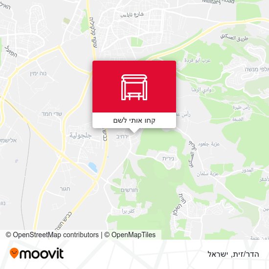 מפת הדר/זית