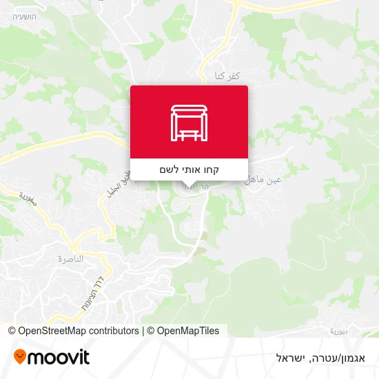 מפת אגמון/עטרה
