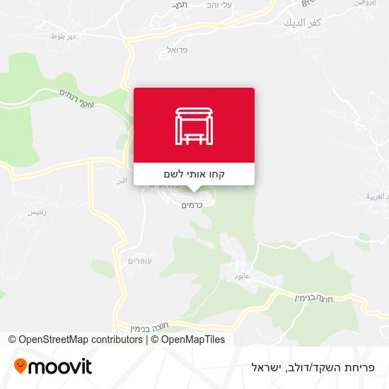 מפת פריחת השקד/דולב