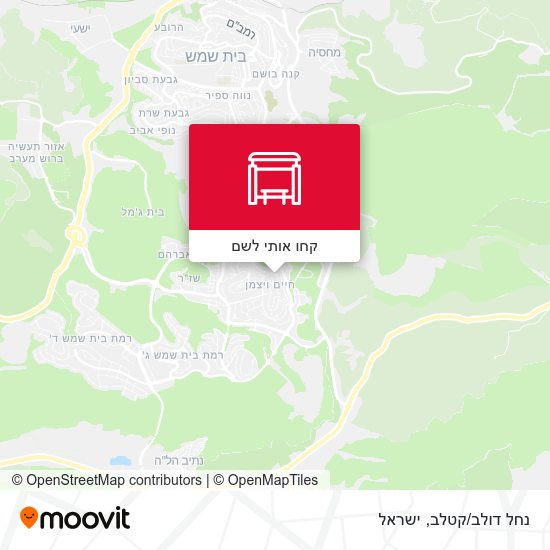 מפת נחל דולב/קטלב
