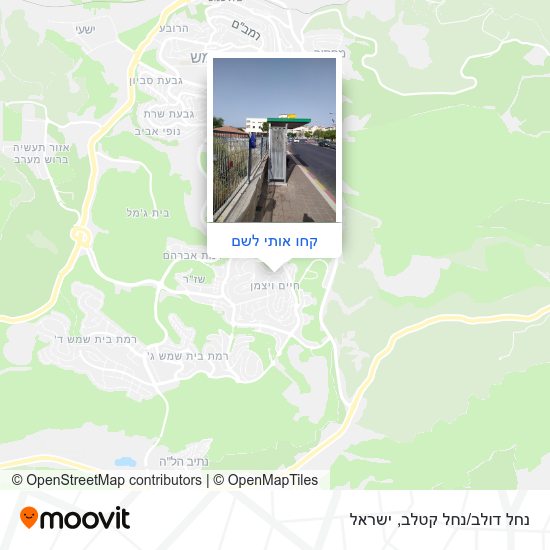 מפת נחל דולב/נחל קטלב