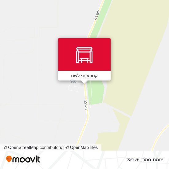 מפת צומת סמר