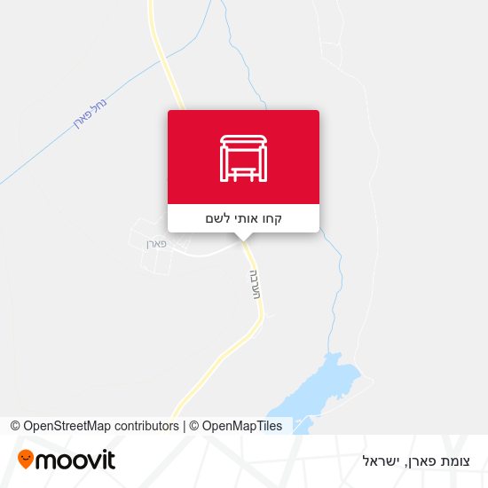 מפת צומת פארן