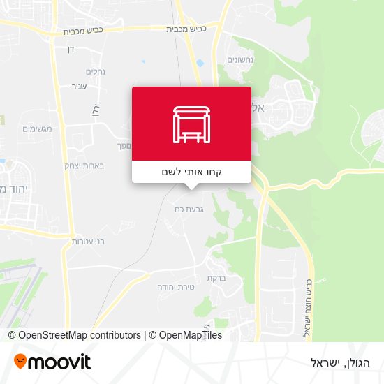 מפת הגולן
