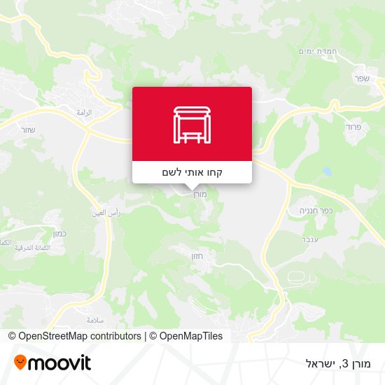 מפת מורן 3