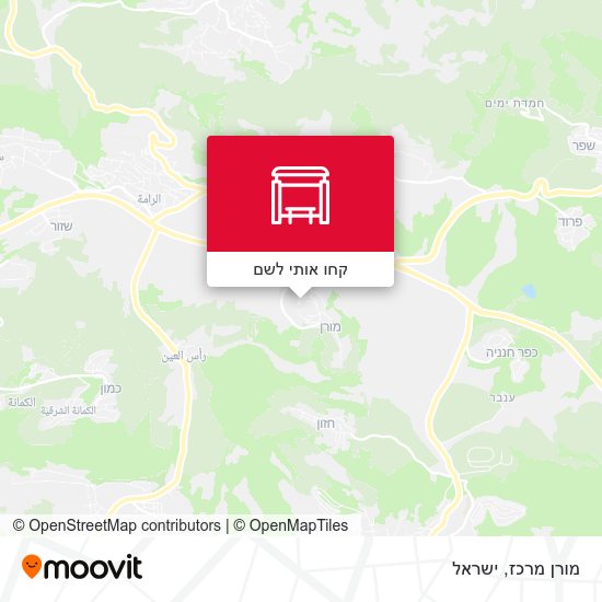 מפת מורן מרכז