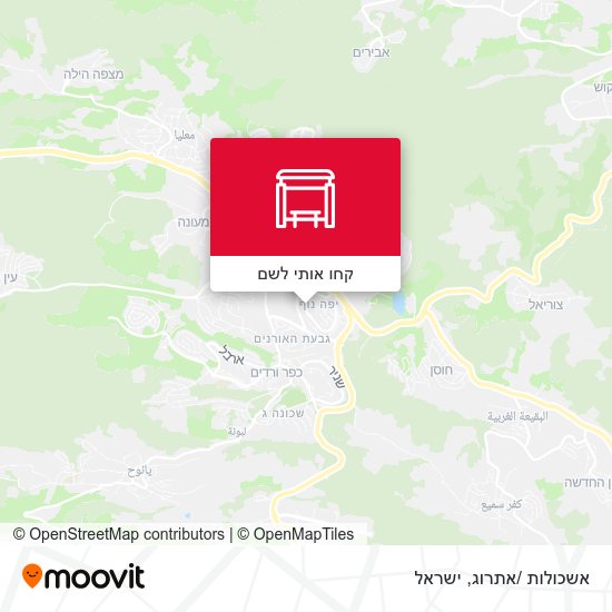 מפת אשכולות /אתרוג