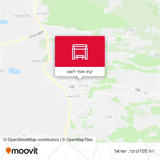 מפת רח 105/כיכר