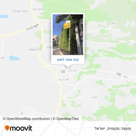מפת מועצה מקומית