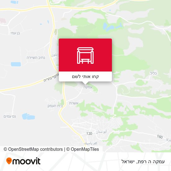 מפת עמקה ה רפת