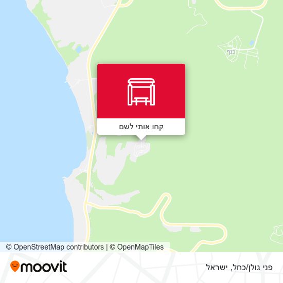 מפת פני גולן/כחל