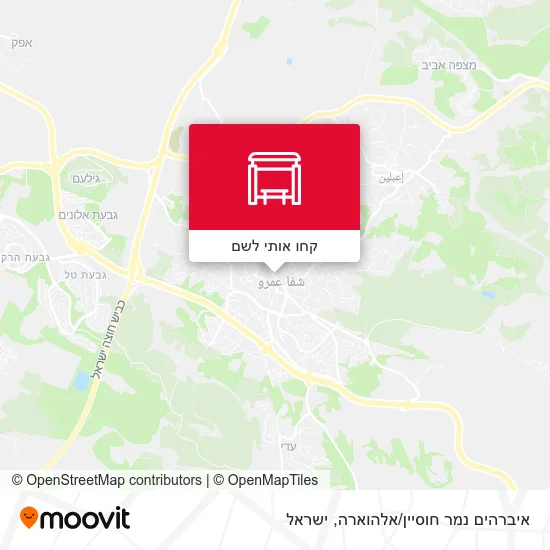 מפת איברהים נמר חוסיין/אלהוארה