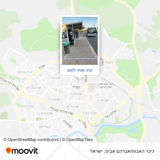 מפת כיכר האבות/אברהם אבינו