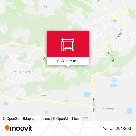 מפת 201/203