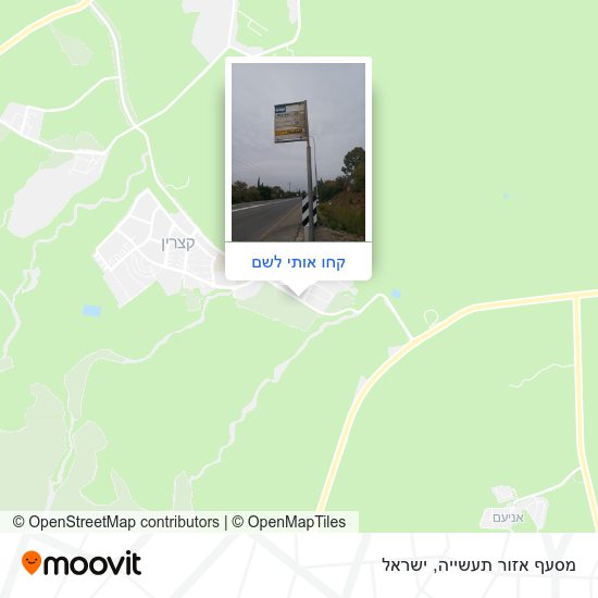 מפת מסעף אזור תעשייה