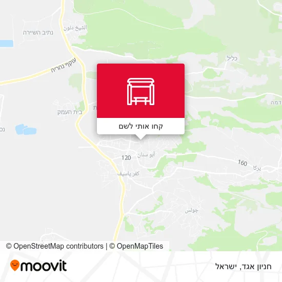 מפת חניון אגד