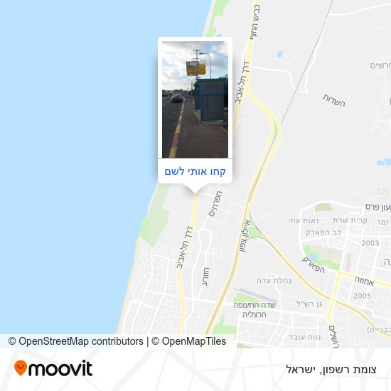 מפת צומת רשפון