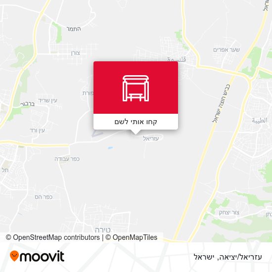 מפת עזריאל/יציאה