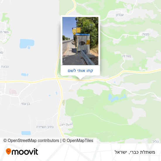 מפת משתלת כברי