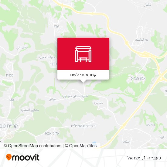 מפת כעבייה 1