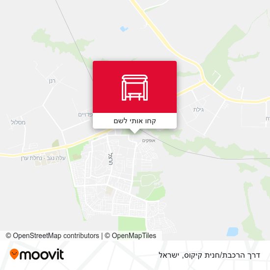 מפת דרך הרכבת/חנית קיקוס