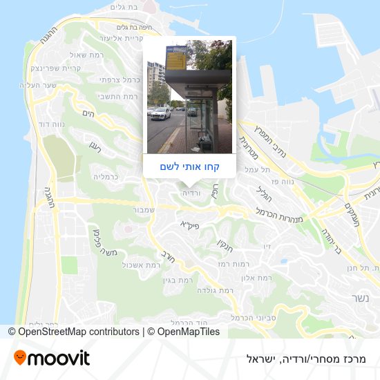 מפת מרכז מסחרי/ורדיה