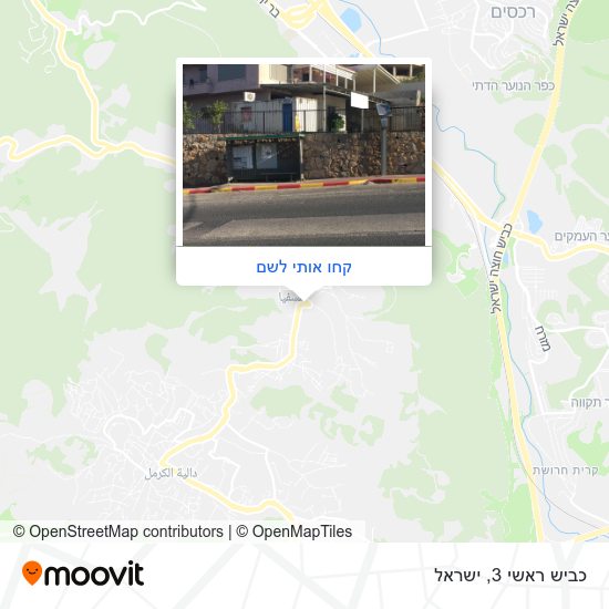 מפת כביש ראשי 3