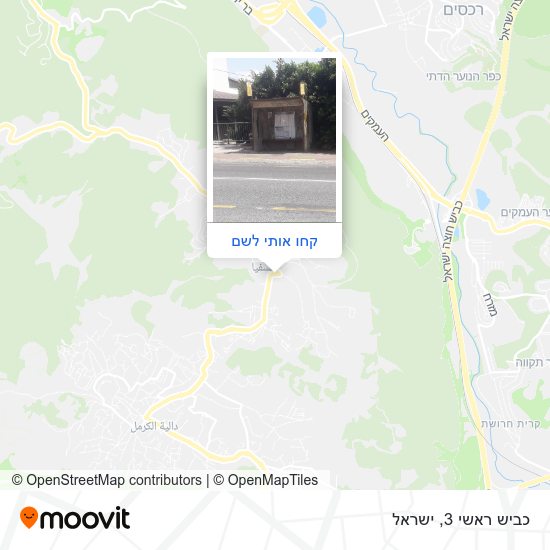 מפת כביש ראשי 3