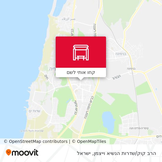 מפת הרב קוק/שדרות הנשיא וייצמן