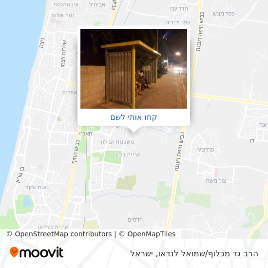 מפת הרב גד מכלוף/שמואל לנדאו