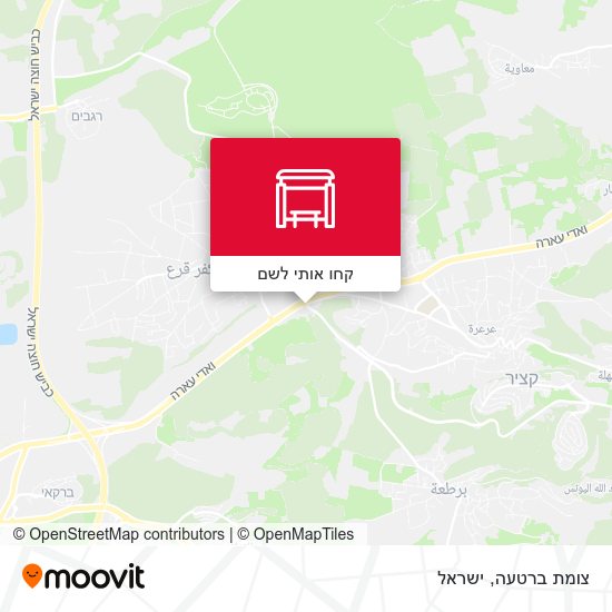 מפת צומת ברטעה