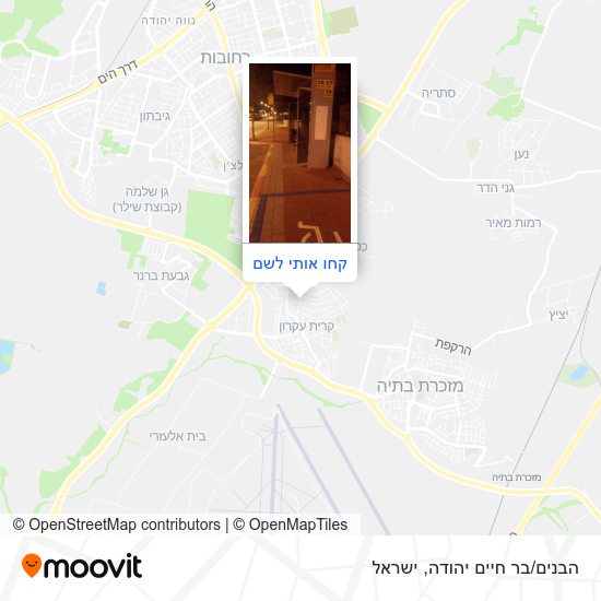 מפת הבנים/בר חיים יהודה