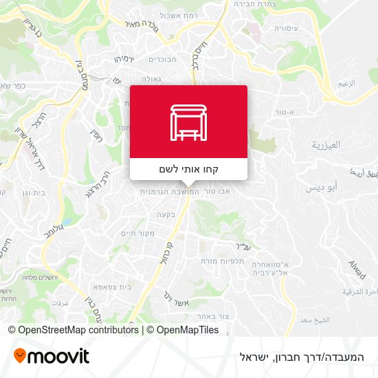 מפת המעבדה/דרך חברון