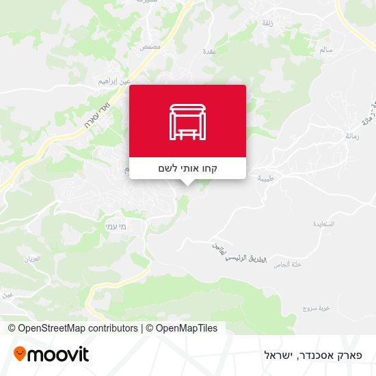 מפת פארק אסכנדר