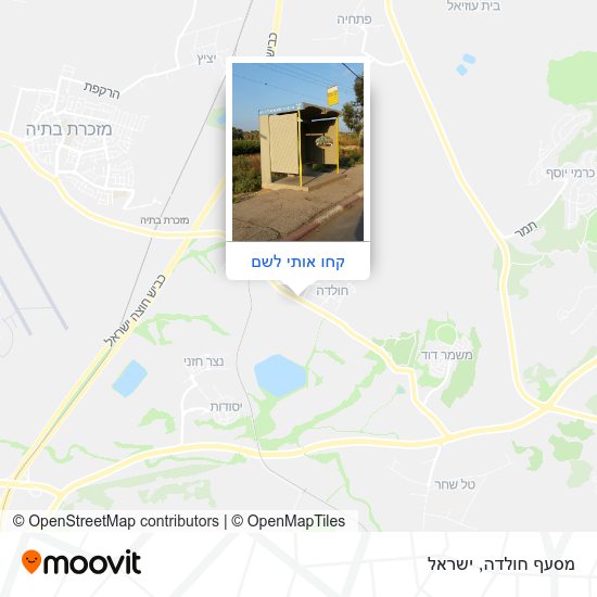 מפת מסעף חולדה