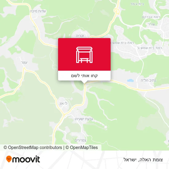 מפת צומת האלה