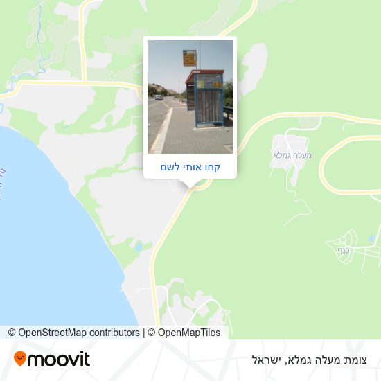 מפת צומת מעלה גמלא