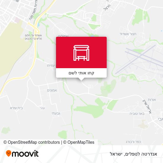 מפת אנדרטה לנופלים