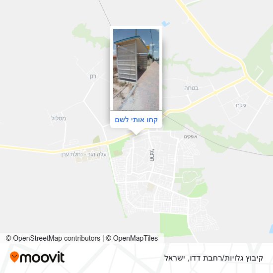מפת קיבוץ גלויות/רחבת דדו