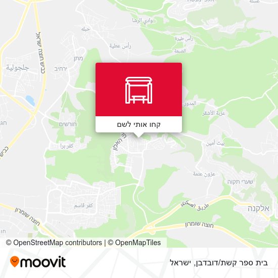 מפת בית ספר קשת/דובדבן